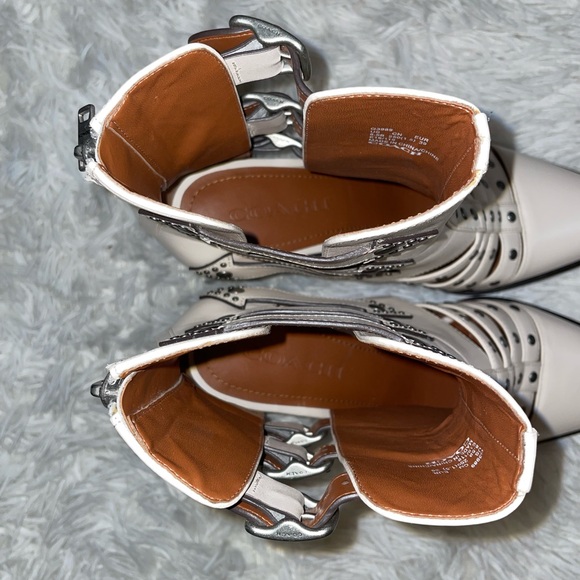 Coach Phoebe Studded Pointed-Toe Boots- Size 8.5 - Picture 9 of 10